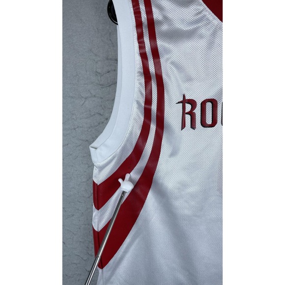 Houston Rockets Jersey Boys Large White Red NBA Basketball Reebok McGrady 1 - Picture 8 of 11